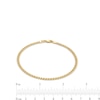 Thumbnail Image 3 of 2.8mm Curb Chain Necklace and Bracelet Set in Hollow 10K Gold