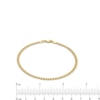 2.8mm Curb Chain Necklace and Bracelet Set in Hollow 10K Gold