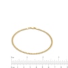 Thumbnail Image 3 of 2.8mm Curb Chain Necklace and Bracelet Set in Hollow 10K Gold