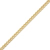2.8mm Curb Chain Necklace and Bracelet Set in Hollow 10K Gold