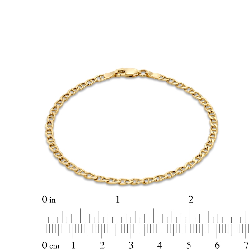 3.3mm Mariner Chain Necklace and Bracelet Set in Hollow 10K Gold|Peoples Jewellers