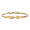 Thumbnail Image 1 of Eternally Bonded 0.04 CT. T.W. Diamond Collar Tie Bar Bracelet in 14K Gold - 7.25"