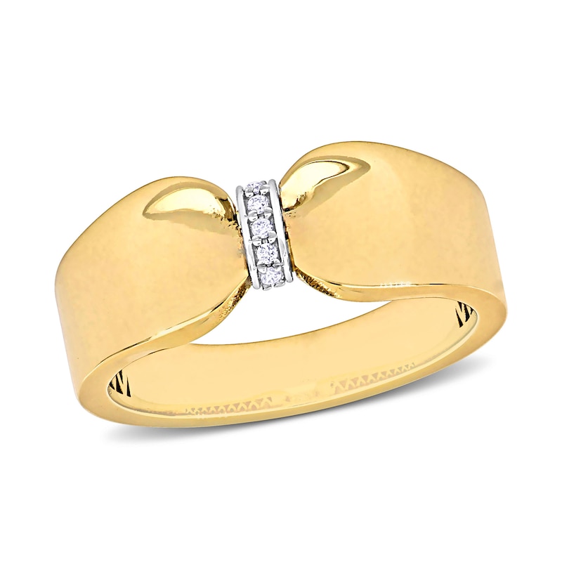 Eternally Bonded Diamond Accent Collar Tie Ring in 14K Gold|Peoples Jewellers