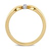 Thumbnail Image 4 of Eternally Bonded Diamond Accent Collar Tie Ring in 14K Gold