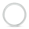 Thumbnail Image 5 of 0.71 CT. T.W. Diamond Frame Hidden Infinity Bridal Set in 10K White Gold