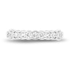 Thumbnail Image 4 of Enchanted Disney Cinderella 0.45 CT. T.W. Diamond Band in 14K White Gold