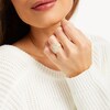 Thumbnail Image 2 of 2.23 CT. T.W. Pear Multi-Diamond Scallop Teardrop Frame Bridal Set in 10K Gold