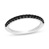 Thumbnail Image 1 of Enchanted Disney Villains 0.29 CT. T.W. Black Diamond Band in 14K White Gold