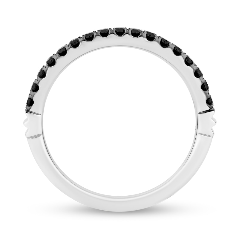 Main Image 3 of Enchanted Disney Villains 0.29 CT. T.W. Black Diamond Band in 14K White Gold