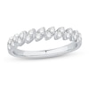 Thumbnail Image 1 of 0.29 CT. T.W. Marquise Multi-Diamond Tilted Row Band in 10K White Gold