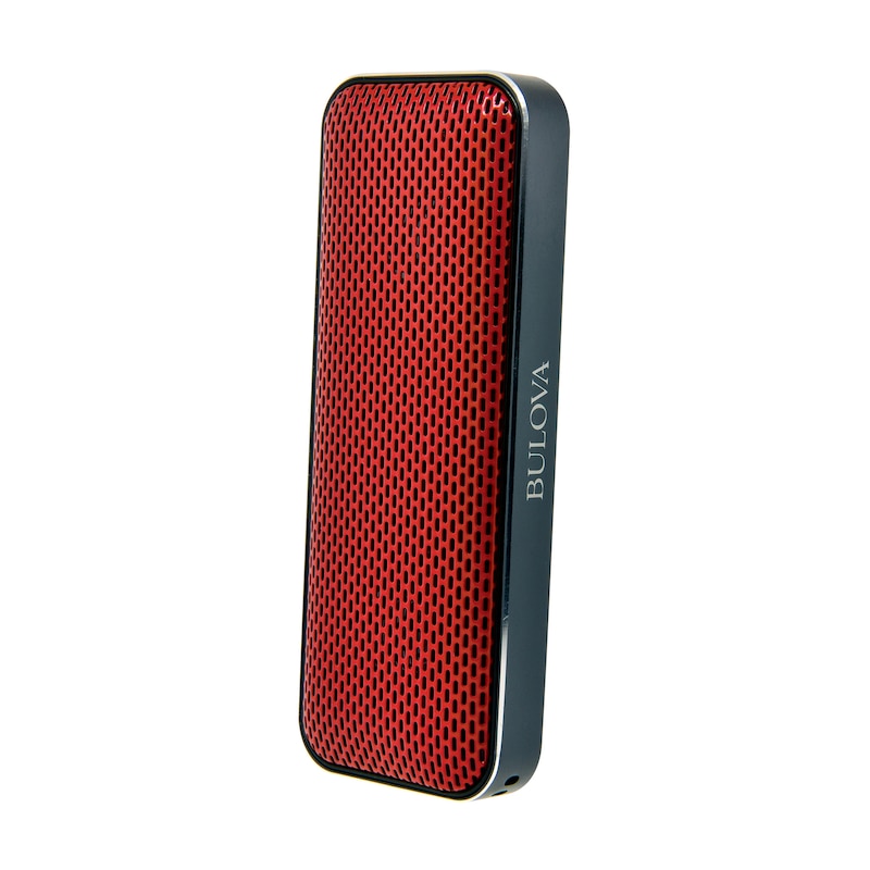 Bulova Tune of Time Red Bluetooth® Speaker (Model: 9G005)|Peoples Jewellers