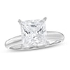 Thumbnail Image 1 of 3 CT. Certified Princess-Cut Lab-Grown Diamond Solitaire Engagement Ring in 14K White Gold (F/SI2)