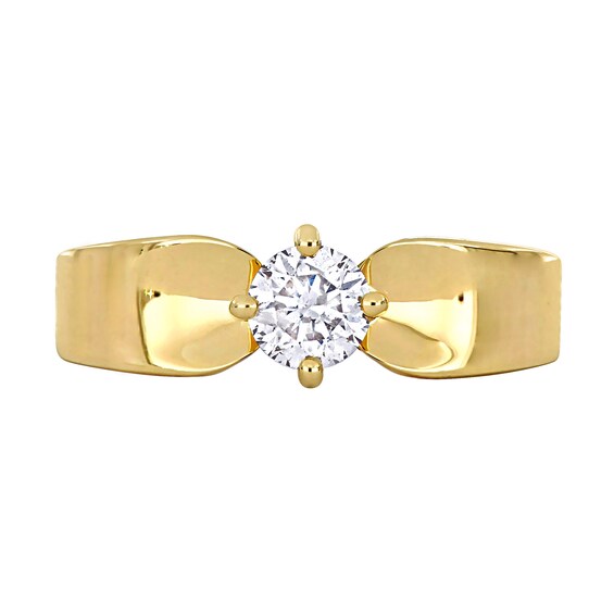 Eternally Bonded CT. Diamond Solitaire Engagement Ring in 14K Gold (H/SI2