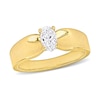 Thumbnail Image 0 of Eternally Bonded 0.50 CT. Oval Diamond Solitaire Engagement Ring in 14K Gold (H/SI2)