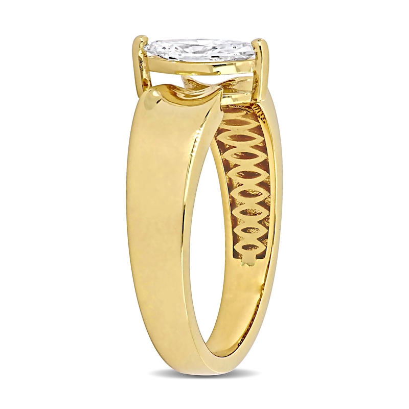 Main Image 2 of Eternally Bonded 0.50 CT. Marquise-Cut Diamond Solitaire Engagement Ring in 14K Gold (H/SI2)