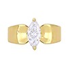 Thumbnail Image 3 of Eternally Bonded 1.00 CT. Marquise-Cut Diamond Solitaire Engagement Ring in 14K Gold (H/SI2)