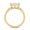 Thumbnail Image 3 of Eternally Bonded 1.00 CT. Princess-Cut Diamond Tilted Solitaire Engagement Ring in 14K Gold (H/SI2)
