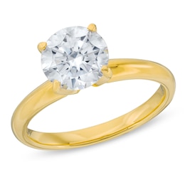 2.00 CT. Certified Lab-Grown Diamond Solitaire Engagement Ring in 14K Gold (F/VS2)