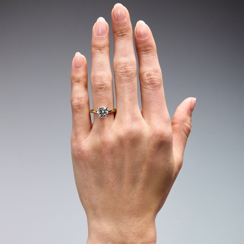 2.00 CT. Certified Lab-Grown Diamond Solitaire Engagement Ring 14K Gold (F/VS2)