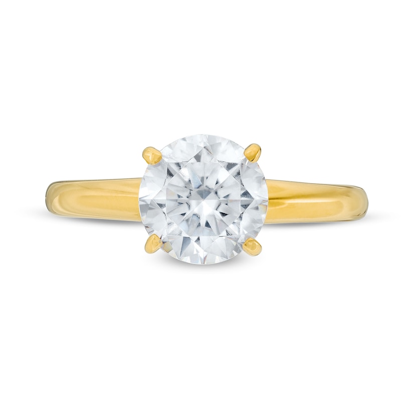 Main Image 2 of 2.00 CT. Certified Lab-Grown Diamond Solitaire Engagement Ring in 14K Gold (F/VS2)