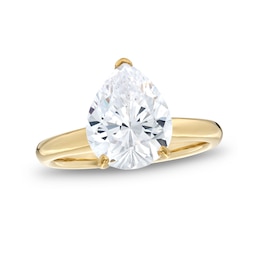 2.00 CT. Pear-Shaped Certified Lab-Grown Diamond Solitaire Engagement Ring in 14K Gold (F/SI2)