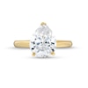 Thumbnail Image 4 of 2.00 CT. Pear-Shaped Certified Lab-Grown Diamond Solitaire Engagement Ring in 14K Gold (F/SI2)