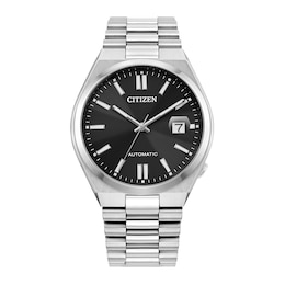 Men's Citizen Tsuyosa Collection Automatic Watch with Black Sunray Dial (Model: NJ0150-56E)