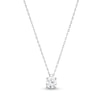 Thumbnail Image 1 of 0.50 CT. Diamond Solitaire Pendant in 10K White Gold (J/I3)