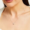 Thumbnail Image 2 of 0.50 CT. Diamond Solitaire Pendant in 10K White Gold (J/I3)