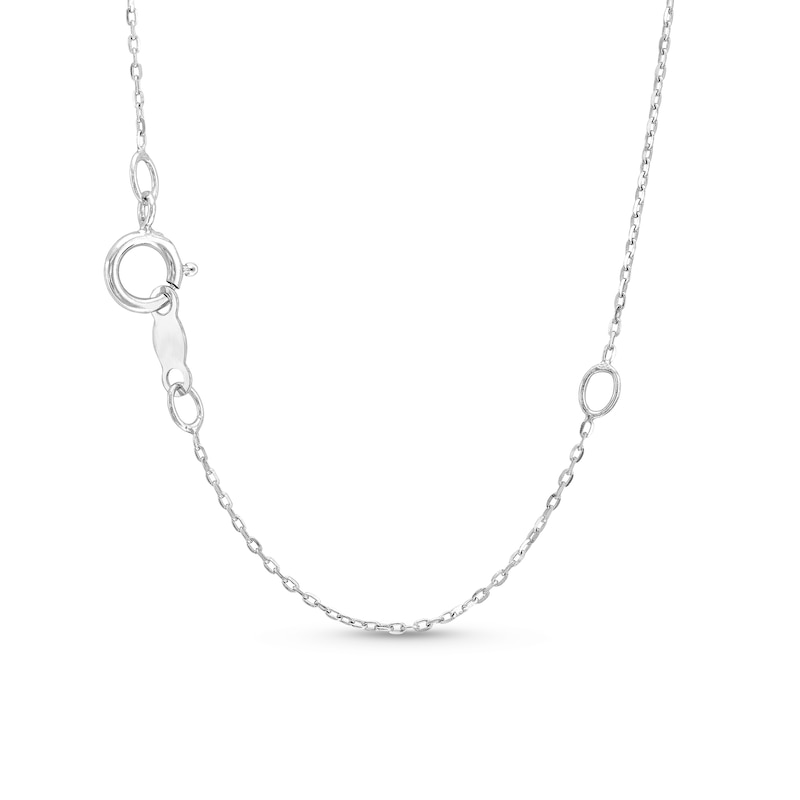 Main Image 3 of 0.50 CT. Diamond Solitaire Pendant in 10K White Gold (J/I3)