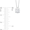 Thumbnail Image 3 of 1.00 CT. Diamond Solitaire Pendant in 10K White Gold (J/I3)