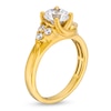 Thumbnail Image 3 of 1.50 CT. T.W. Certified Lab-Grown Diamond Tri-Sides Bypass Engagement Ring in 14K Gold (F/SI2)