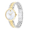 Thumbnail Image 2 of Ladies' Movado Museum® Classic Two-Tone PVD Watch with Mother-of-Pearl Dial (Model: 0607812)