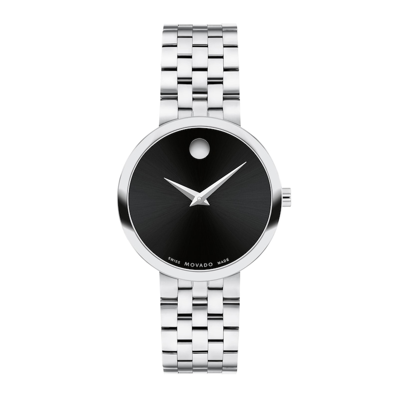 Main Image 1 of Ladies' Movado Museum® Classic Watch with Black Dial (Model: 0607813)