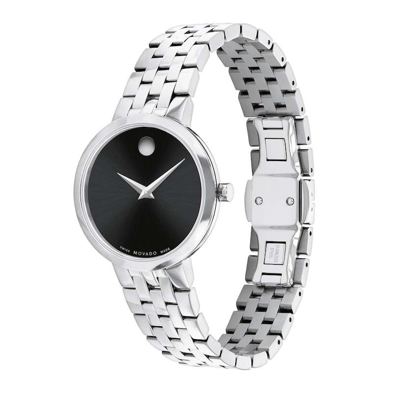 Main Image 2 of Ladies' Movado Museum® Classic Watch with Black Dial (Model: 0607813)