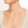 Thumbnail Image 2 of 0.20 CT. T.W. Multi-Diamond Ribbon Wrapped Infinity Symbol Pendant in 10K Gold