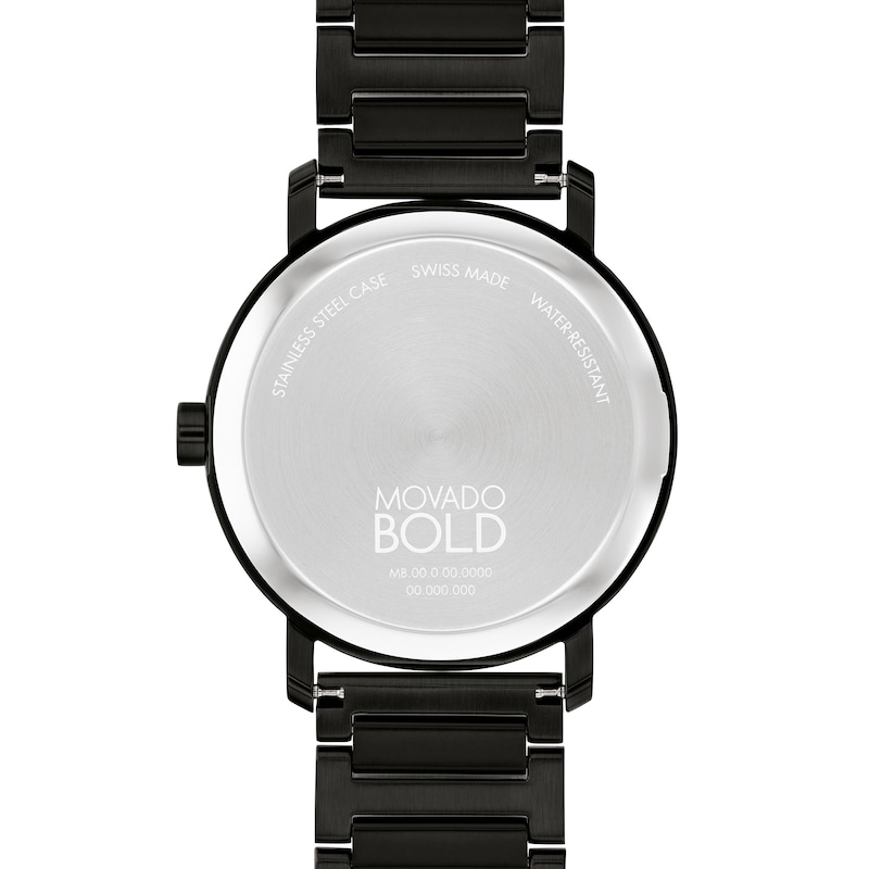 Main Image 3 of Men's Movado Bold® Evolution Black IP Watch with Textured Tonal Black Dial (Model: 3601112)