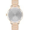 Thumbnail Image 3 of Ladies' Movado Bold® Evolution Crystal Accent Rose-Tone IP Watch with Textured Tonal Rose-Tone Dial (Model: 3601107)