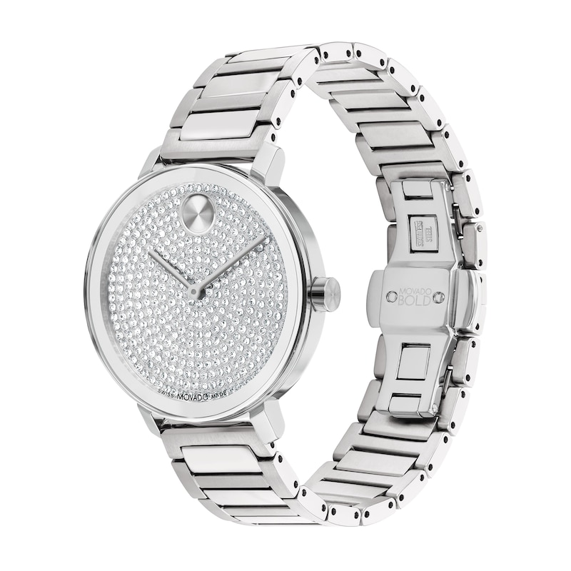 Main Image 2 of Ladies' Movado Bold® Evolution Watch with Crystal Accent Dial (Model: 3601151)