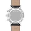 Thumbnail Image 3 of Men's Movado Museum® Classic Black Strap Chronograph Watch with Black Dial and Date Window (Model: 0607778)