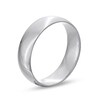 Men's Engravable 6.0mm Band in Sterling Silver (1 Line)