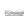 Thumbnail Image 4 of Men's Engravable Hammered 6.0mm Comfort-Fit Band in Sterling Silver (1 Line)