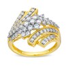 Thumbnail Image 1 of 1.00 CT. T.W. Diamond Bypass Ring in 10K Gold