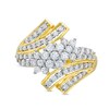 Thumbnail Image 4 of 1.00 CT. T.W. Diamond Bypass Ring in 10K Gold