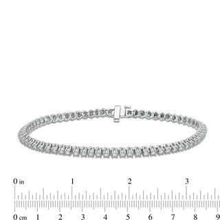 Men's 1.00 CT. T.W. Diamond Miracle Tennis Bracelet in 10K White Gold