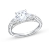 Thumbnail Image 0 of 2.25 CT. T.W. Certified Lab-Created Diamond Sideways Three Stone Engagement Ring in 18K White Gold (F/VS2)