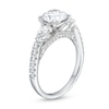 Thumbnail Image 2 of 2.25 CT. T.W. Certified Lab-Created Diamond Sideways Three Stone Engagement Ring in 18K White Gold (F/VS2)