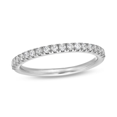0.25 CT. T.W. Certified Lab-Created Diamond Band in 18K White Gold (F/VS2)