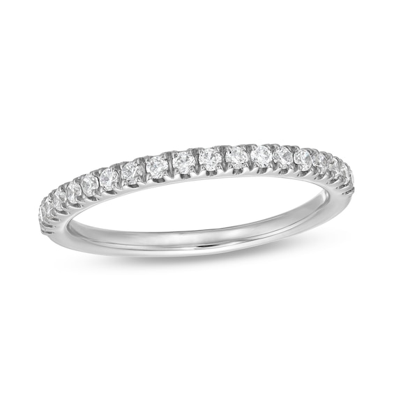 0.25 CT. T.W. Certified Lab-Created Diamond Band in 18K White Gold (F/VS2)