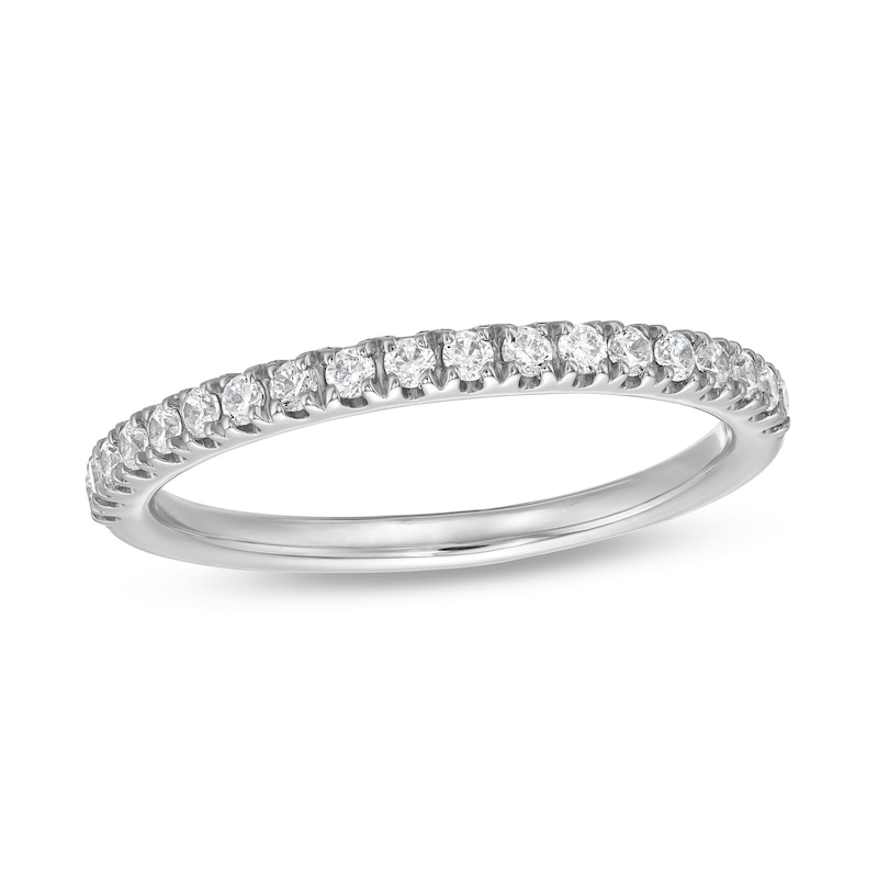 0.25 CT. T.W. Certified Lab-Created Diamond Band in 18K White Gold (F/VS2)|Peoples Jewellers